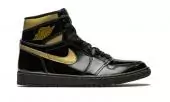 promotions classiques jordan 1 high black metallic gold